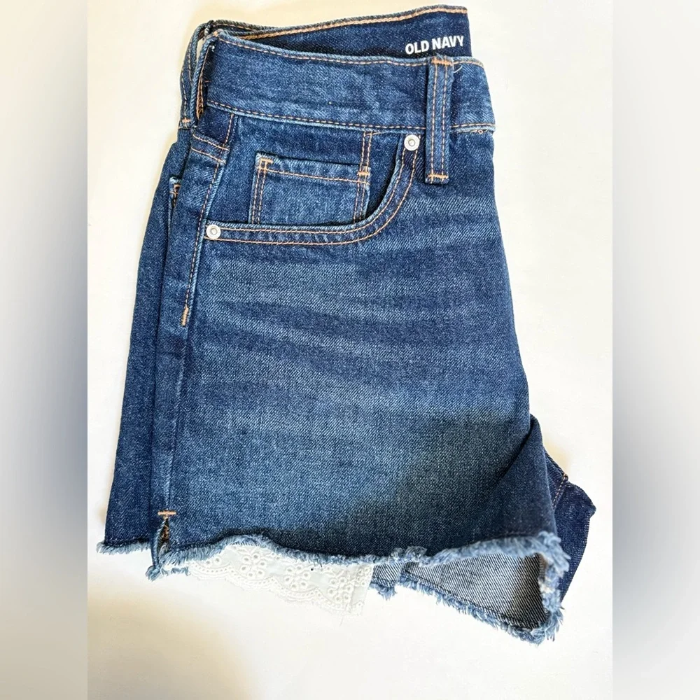 Old Navy Kids Dark Blue Denim Shorts